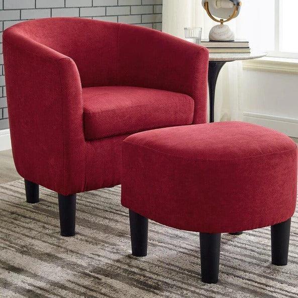 Barrel accent chair hot sale