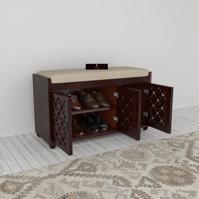 solid wood shoe rack cabinet