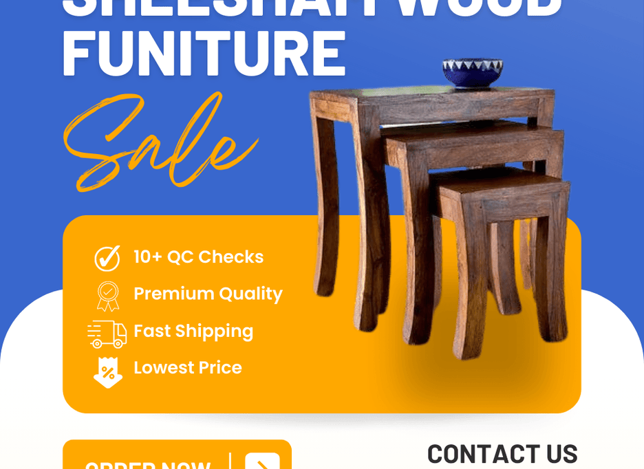 Sheesham Wood Furniture Upto 60% Off - WoodenTwist