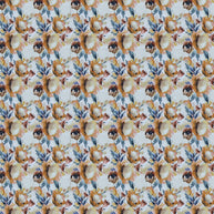 Velours Beige Printed Velvet Fabric - WoodenTwist