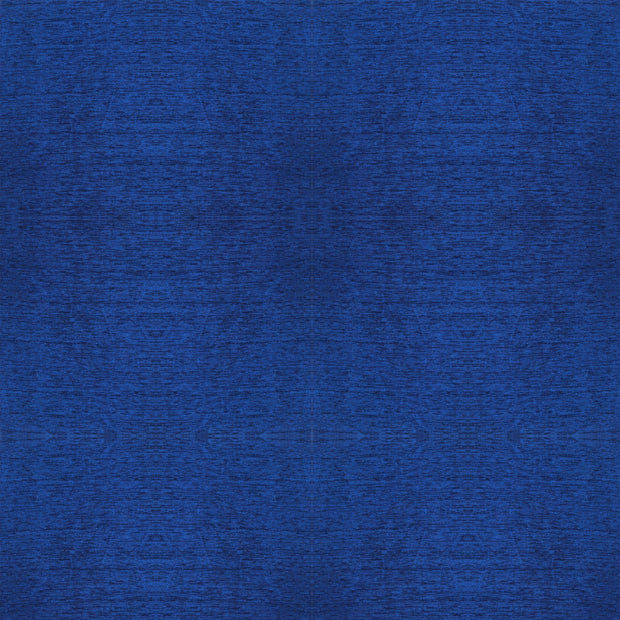 Velours Dark Blue Design Jute Fabric - WoodenTwist