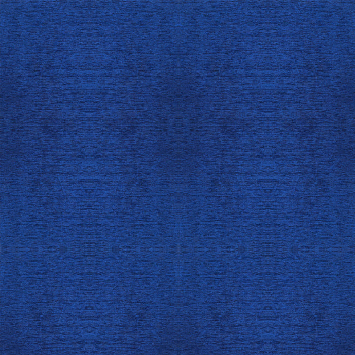 Velours Dark Blue Design Jute Fabric - WoodenTwist