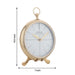 Regal Standpoint Table Clock Golden - WoodenTwist