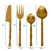 Premium gold utensils