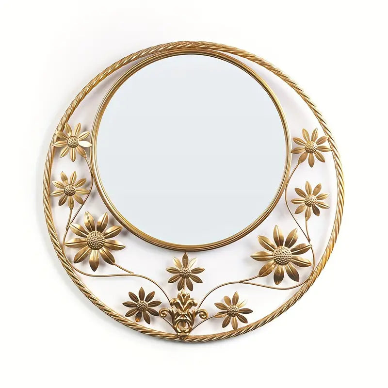 Floral-inspired wall mirror for modern and boho interiors