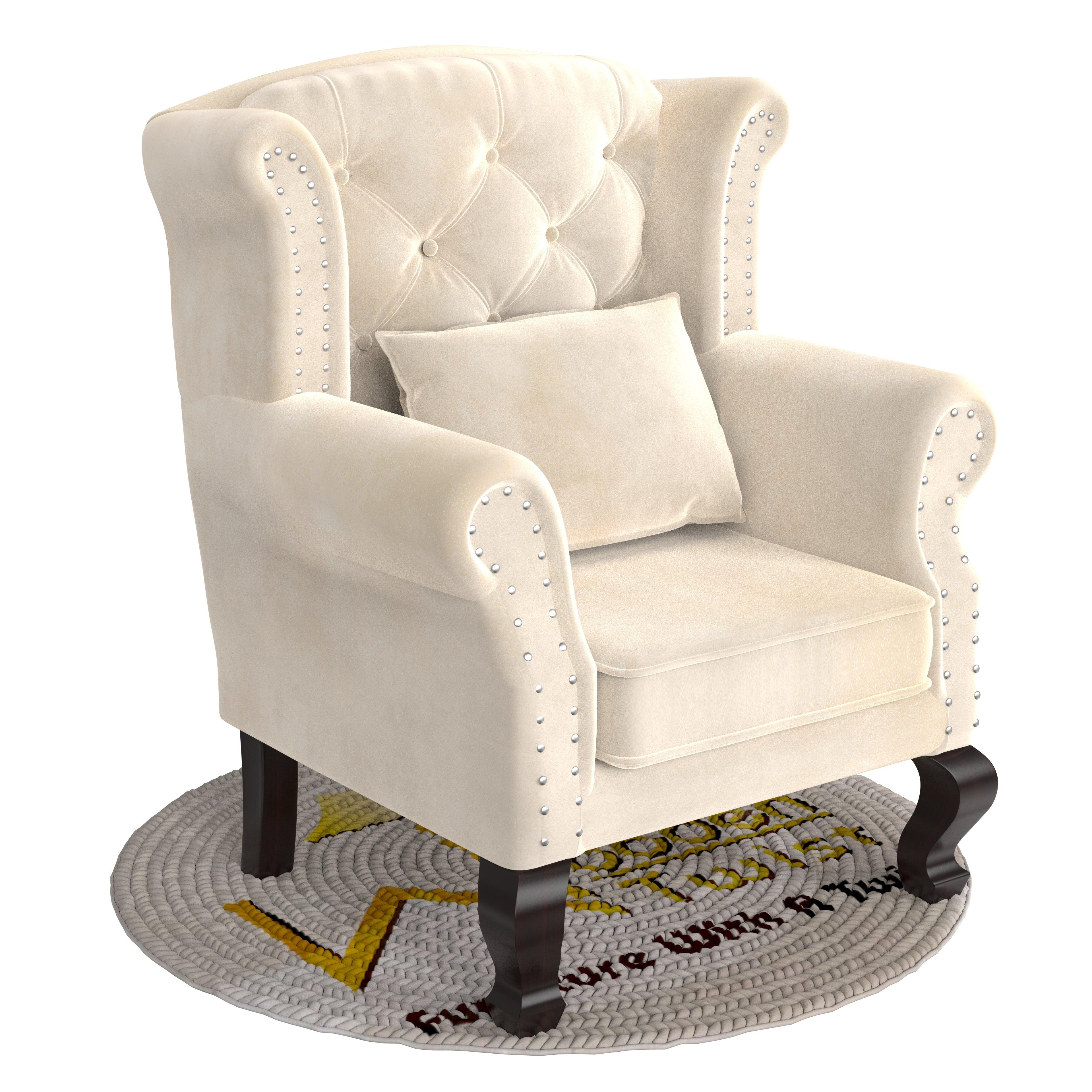 Majestic Wing Chair for Living Room/Home/Offices - WoodenTwist