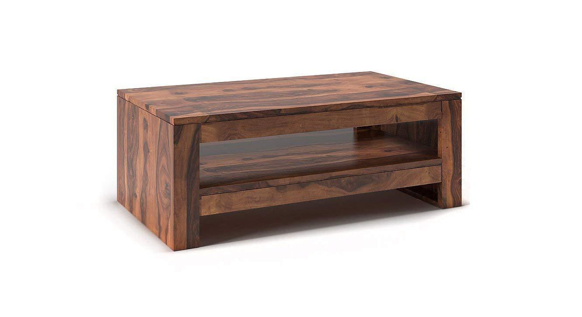 Handmade Solid Sheesham Wood Coffee Table