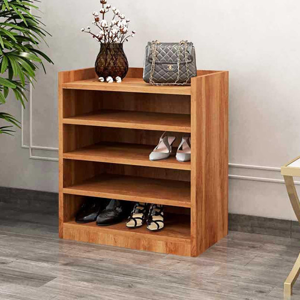 Vino de roble Wooden Handmade Solid Sheesham Wood Shoe Rack - WoodenTwist