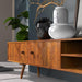 Más Handmade Solid Sheesham Wood TV Unit for Living Room - WoodenTwist