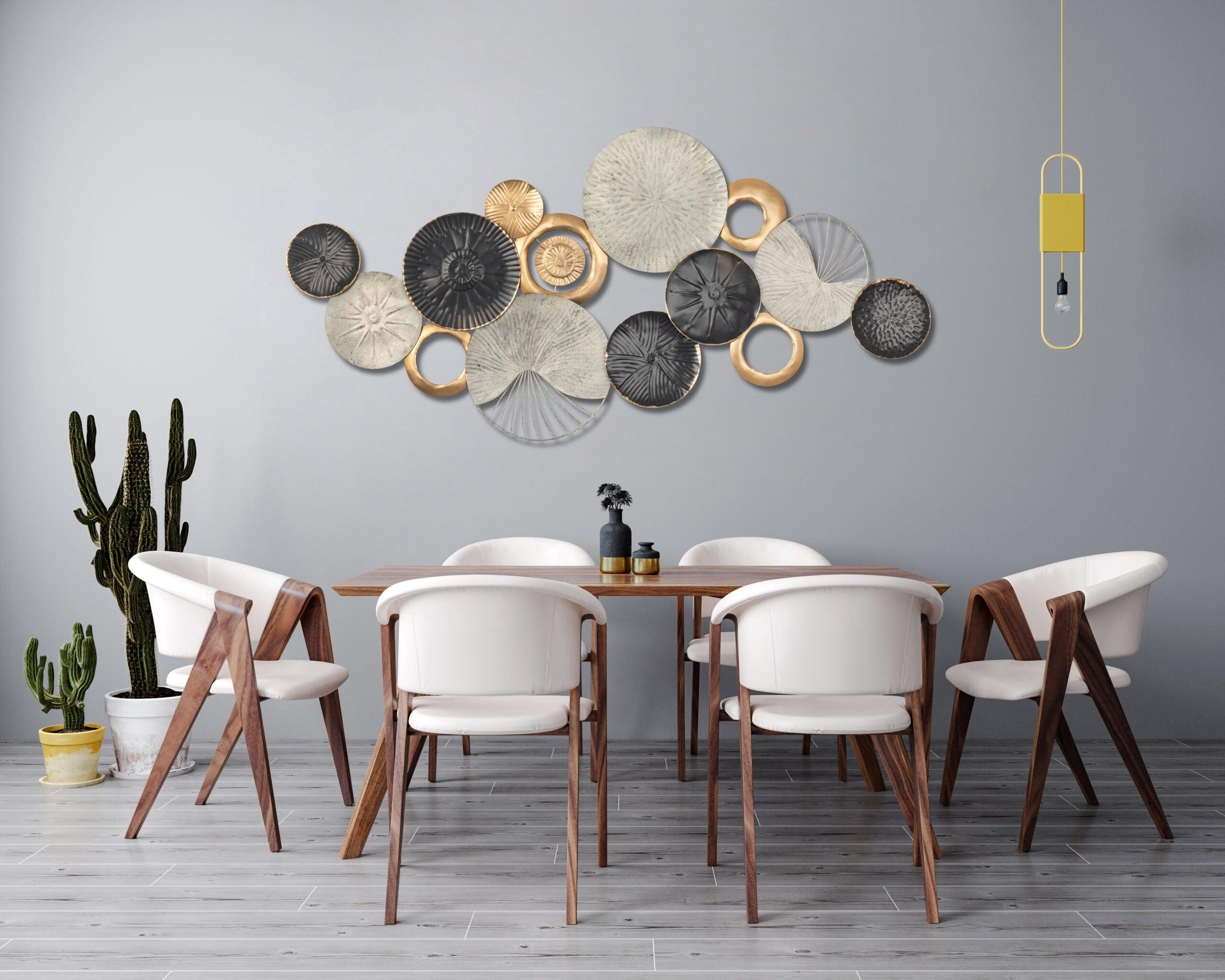 Circle Leaf Wall Art - WoodenTwist