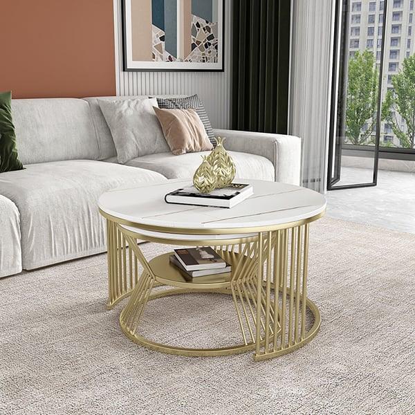 Center Nesting Tables Set - WoodenTwist