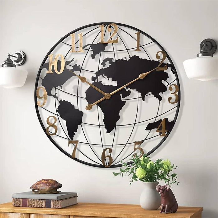 Sleek Circular Clock for Bedroom