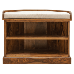 Miel Wooden Handmade Solid Sheesham Wood Shoe Rack - WoodenTwist