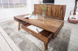 Espacio Wooden Handmade Solid Sheesham Wood Coffee Table - WoodenTwist
