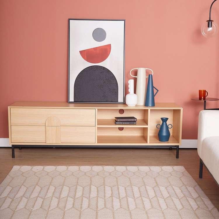 Elegante Sheesham Wood TV Unit