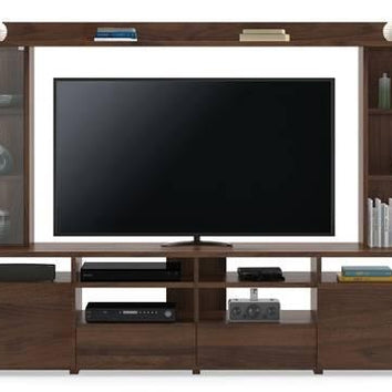Wooden Handmade Solid Sheesham Wood TV Unit for Living Room - WoodenTwist