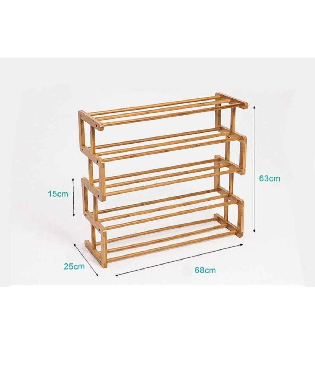 Wooden Handmade Stylish Solid Sheesham Wood Shoe Rack - WoodenTwist