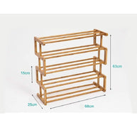 Wooden Handmade Stylish Solid Sheesham Wood Shoe Rack - WoodenTwist