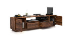 Handmade Solid Sheesham Wood TV Unit for Living Room - WoodenTwist