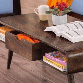 Decoración Wooden Handmade Solid Sheesham Wood Coffee Table - WoodenTwist