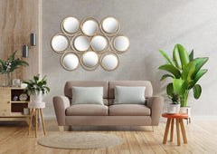 Stylish Look 10 Mirror Wall Art - WoodenTwist