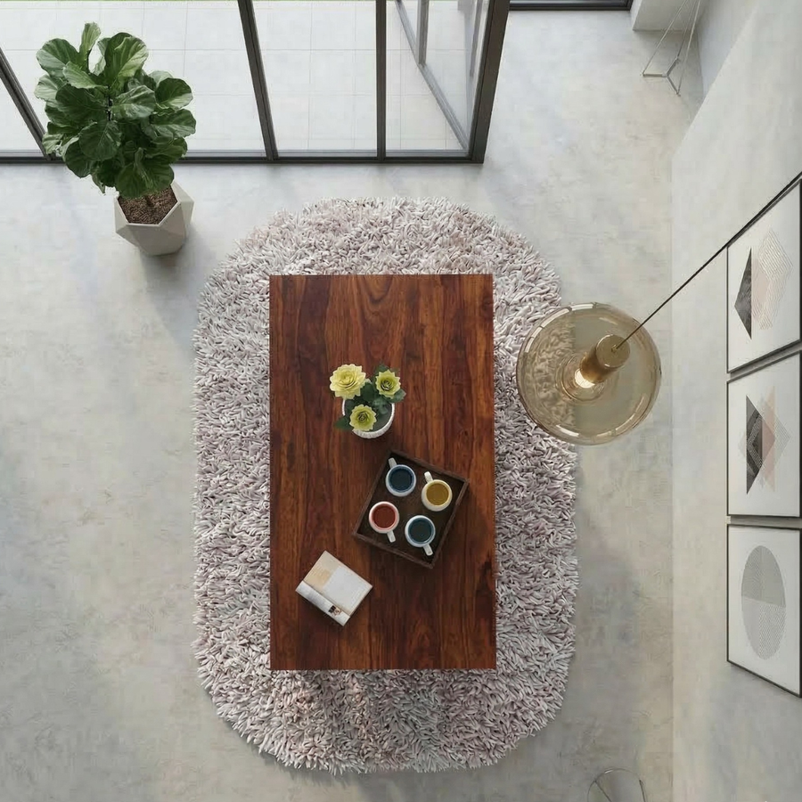 Warm Brown Mango Wood Finish