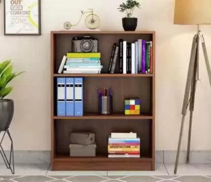 Modern open book shelf organizer