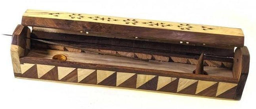 Wooden Twist Pure Mango Wood Incense Stick and Cones Holder - WoodenTwist