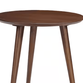 Wooden Twist Oslo Foldable Round Side Table Rustic Scandinavian Design for Bohemian Home Decor - WoodenTwist