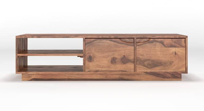 Elegante Handmade Solid Sheesham Wood TV Unit for Living Room - WoodenTwist