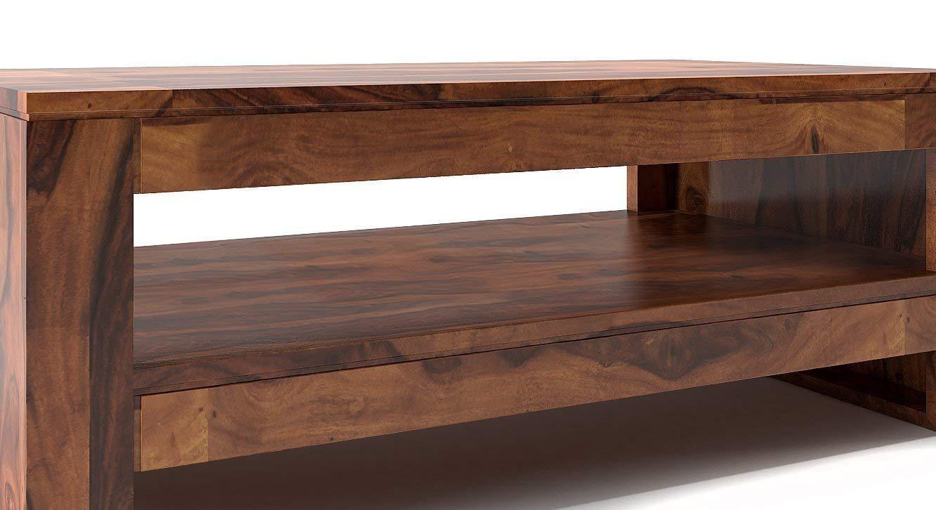 Moderna Wooden Handmade Solid Sheesham Wood Coffee Table - WoodenTwist