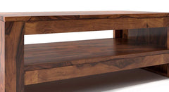 Moderna Wooden Handmade Solid Sheesham Wood Coffee Table - WoodenTwist