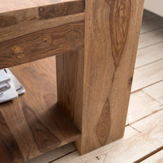 Elegante Wooden Handmade Solid Sheesham Wood Coffee Table - WoodenTwist