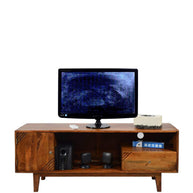 Unico Solid Sheesham Wood TV Unit for Living Room - WoodenTwist