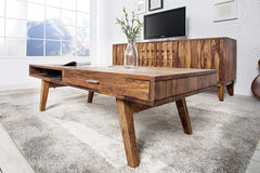 Espacio Wooden Handmade Solid Sheesham Wood Coffee Table - WoodenTwist