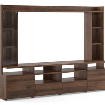 Wooden Handmade Solid Sheesham Wood TV Unit for Living Room - WoodenTwist