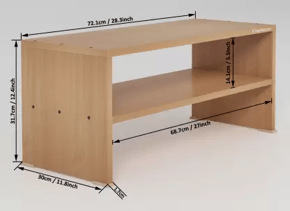 Beige Wooden Handmade Solid Sheesham Wood Shoe Rack - WoodenTwist