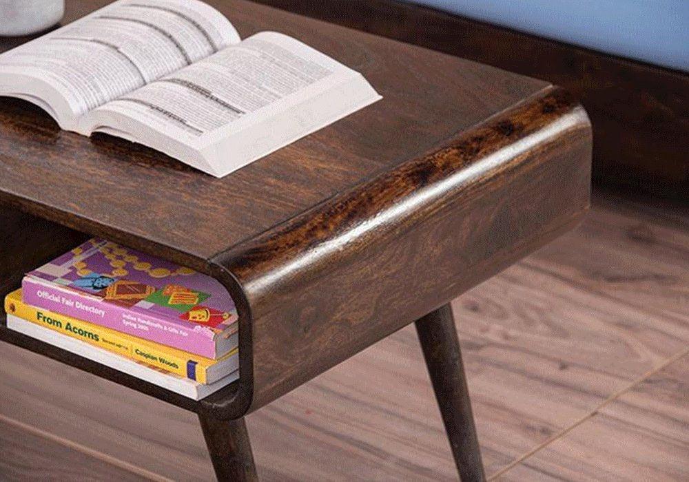 Decoración Wooden Handmade Solid Sheesham Wood Coffee Table - WoodenTwist