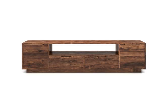 Handmade Solid Sheesham Wood TV Unit for Living Room - WoodenTwist