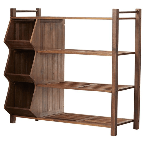 Buy Nuez Wooden Handmade Solid Sheesham Wood Shoe Rack Online at woodentwist. WoodenTwist