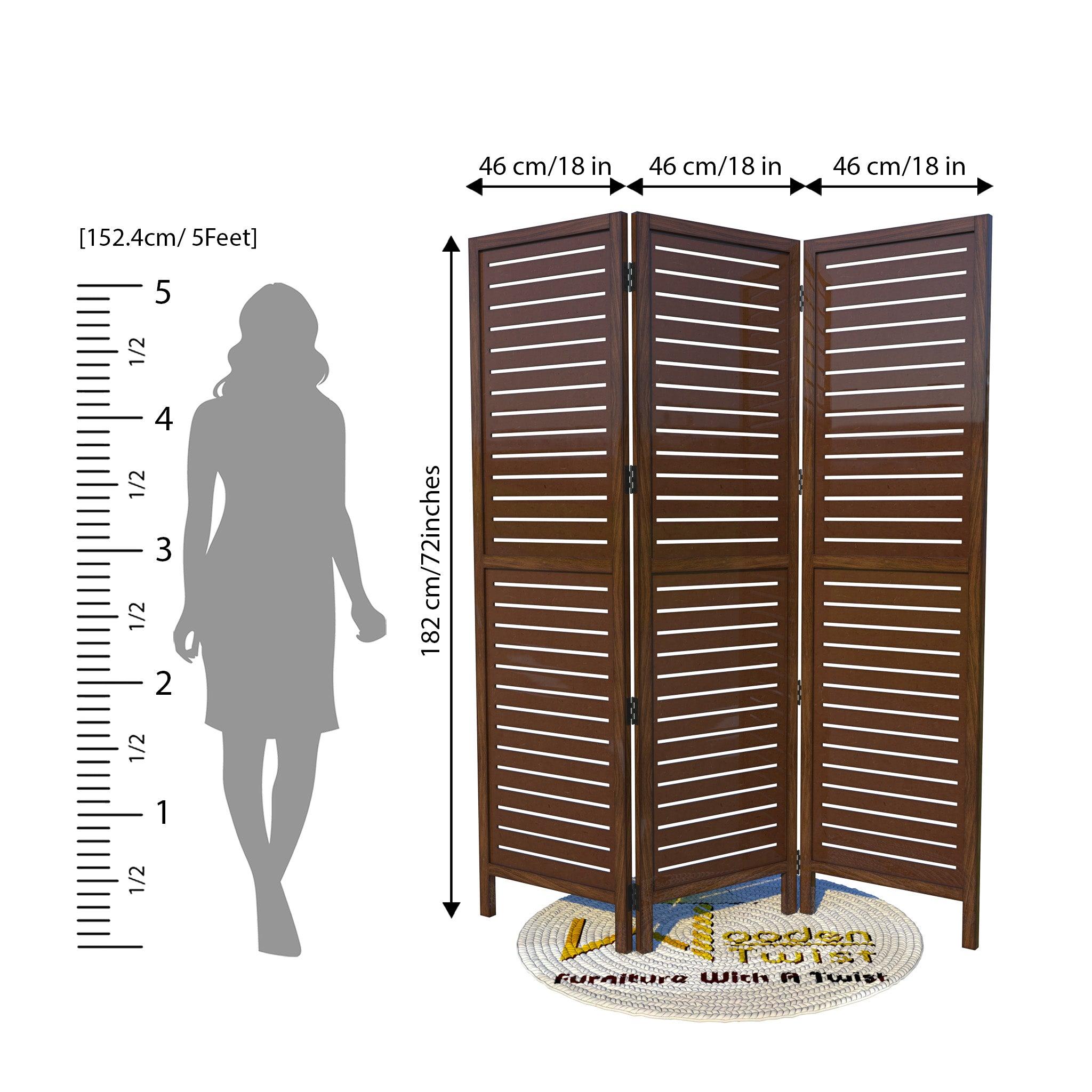 Wooden Handicrafts Partition Wooden Room Divider (Mango Wood) - WoodenTwist