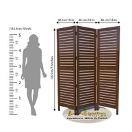Wooden Handicrafts Partition Wooden Room Divider (Mango Wood) - WoodenTwist