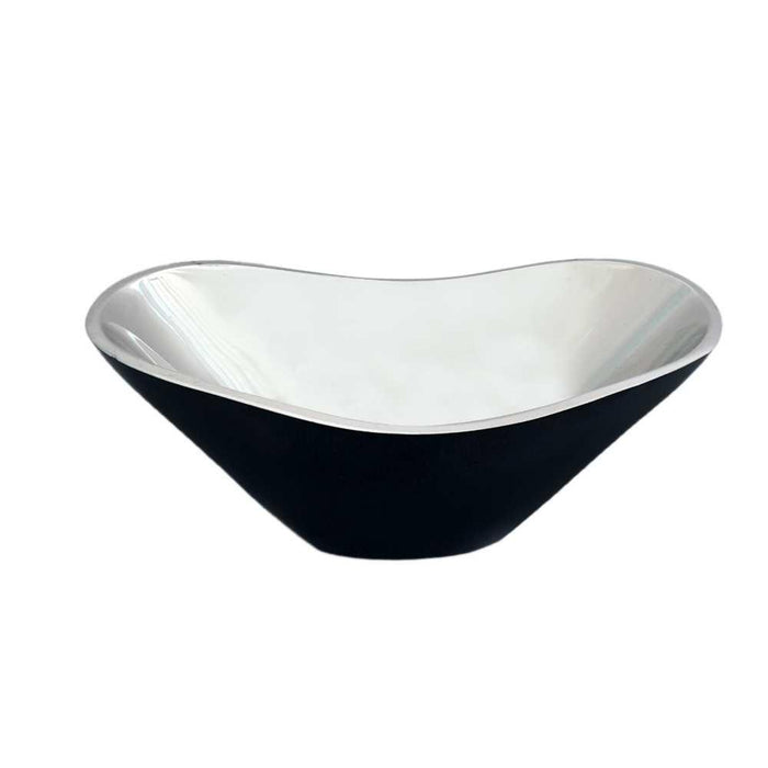 Opulent Oval Bowl Silver - WoodenTwist