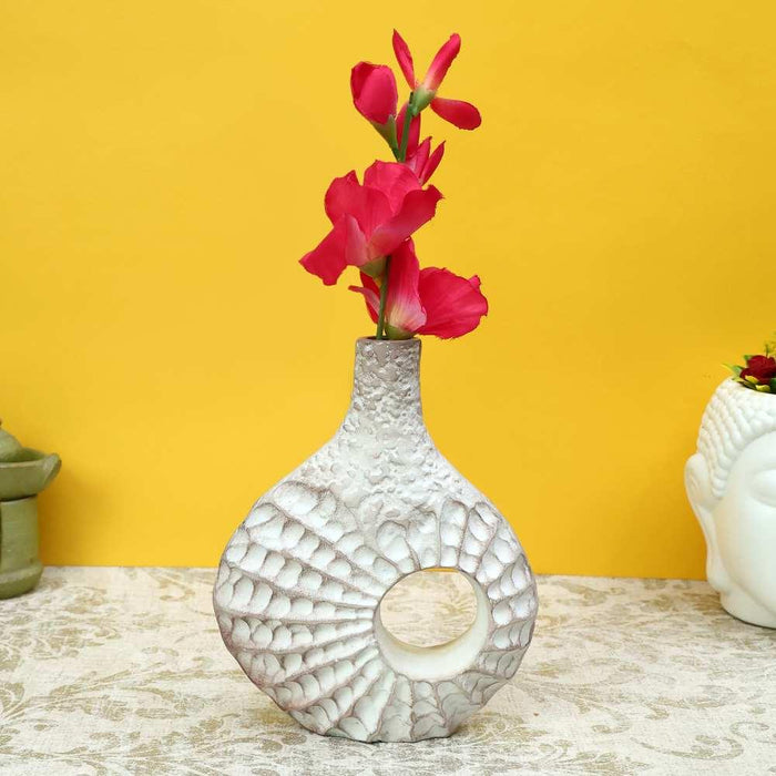 Seashell Serenity Vase - Dirty pink - WoodenTwist