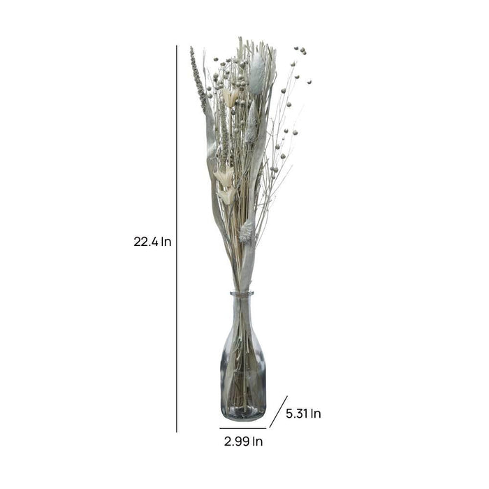 Liliana Dried Floral Silver Haze (large) - WoodenTwist