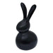 Abstract Hare Sculpture Black - WoodenTwist