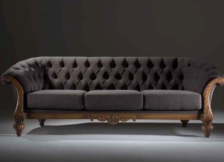 Wooden Twist Modern Sofa