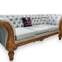 Criss Cross Pattern Design Sofa
