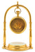 Brass Nautical Victoria London Desk Clock with Direction Compass - WoodenTwist