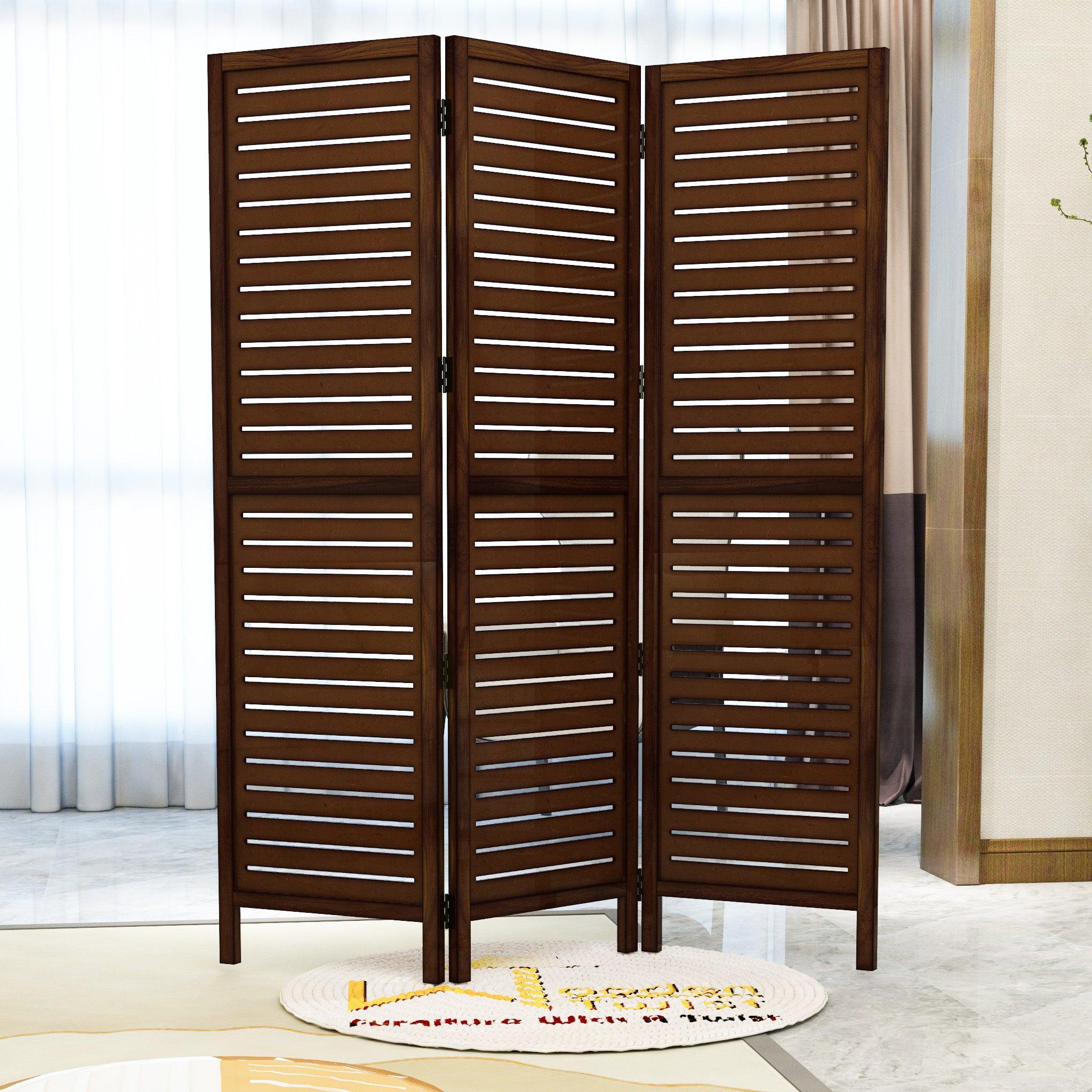 Wooden Handicrafts Partition Wooden Room Divider (Mango Wood) - WoodenTwist